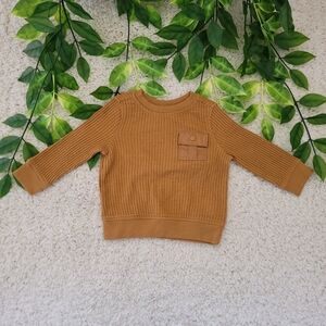 Baby Boy Burnt Orange (Rust) Thermal Shirt (12-18 Months)